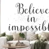 Naklejka: Cytat motywacyjny believe in impossible