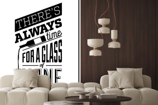 Naklejka: Cytat tło typograficzny