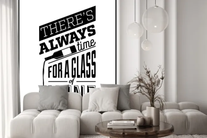 Naklejka: Cytat tło typograficzny