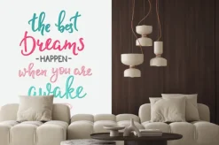 Naklejka: Cytaty motywację do życia i szczęścia rano