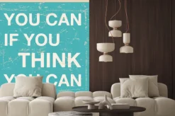 Naklejka: Cytując motywacyjny kwadrat