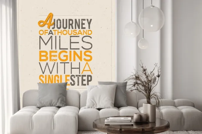 Naklejka: Cytując typograficzny design - ilustracji wektorowych