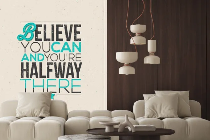 Naklejka: Cytując typograficzny design - ilustracji wektorowych