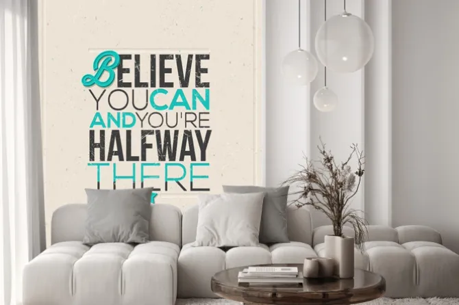 Naklejka: Cytując typograficzny design - ilustracji wektorowych