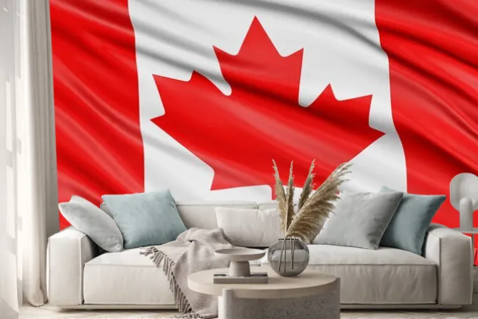 Naklejka: 3d flaga kanada