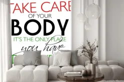 Naklejka: Dbaj o swoje ciało odds