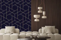 Naklejka: Deseń art deco w trójkąty