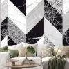 Naklejka: Digital colorful wall tile design for washroom and kitchen marble