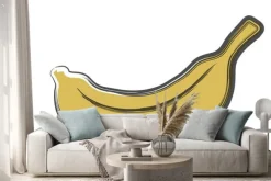 Naklejka: Doodle banana