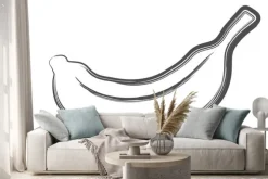 Naklejka: Doodle banana