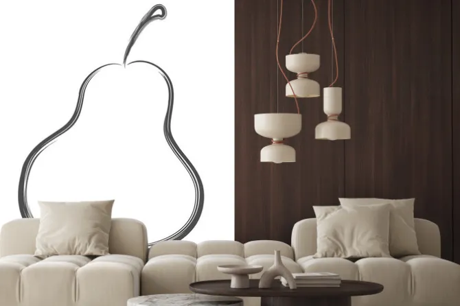 Naklejka: Doodle gruszki