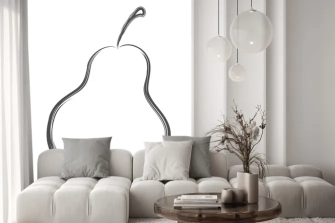 Naklejka: Doodle gruszki