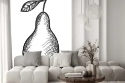 Naklejka: Doodle gruszki