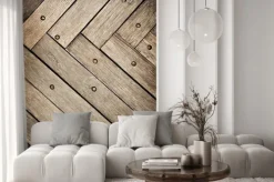 Naklejka: Drewniane deski