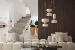 Naklejka: Drewniane schody bez szyn