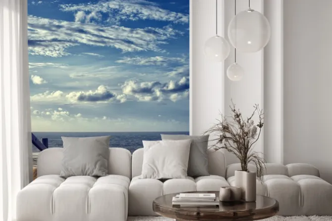 Naklejka: Droga do plaży nad morzem