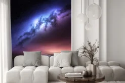 Naklejka: Droga mleczna z ziemi