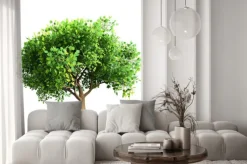 Naklejka: Drzewo 3d na białym tle