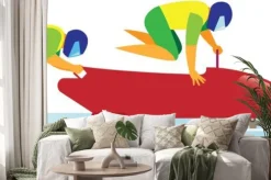 Naklejka: Dwa bobsleje na początku