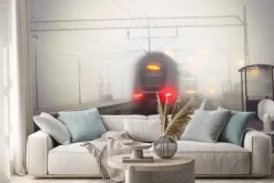 Naklejka: Dworzec odejście