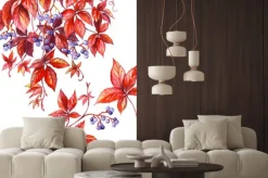 Naklejka: Dzikie winogron oddziału.