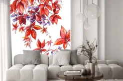 Naklejka: Dzikie winogron oddziału.