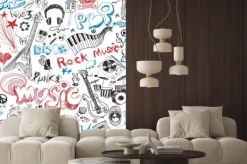 Naklejka: Element hand music remis