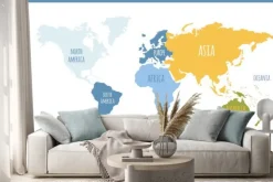 Naklejka: Elementy mapy świata. stwórz własną kolekcję graficzną z informacjami