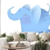 Naklejka: Elephant funny and cute animal for kids and children, amusing