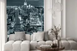 Naklejka: Empire state building w nocy