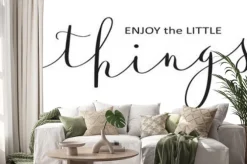 Naklejka: Enjoy the little things brush calligraphy banner