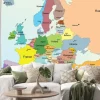Naklejka: Europejska mapa.
