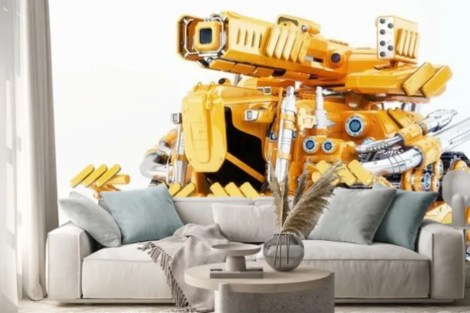 Naklejka: Fantastyka pojazd, ilustracja 3d