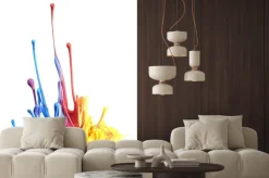 Naklejka: Farby splash