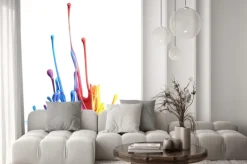 Naklejka: Farby splash