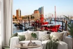 Naklejka: Feuerschiff und hafencity