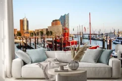 Naklejka: Feuerschiff und hafencity