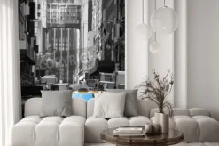 Naklejka: Fift aleja neigbourhood 5 żółta taksówka taksówki th av new york