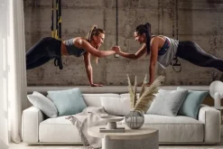 Naklejka: Fit and strong