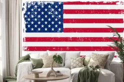 Naklejka: Flaga usa w formacie wektorowym