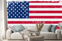 Naklejka: Flaga usa w formacie wektorowym