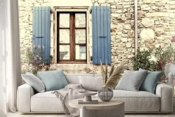 Naklejka: Francuski okno