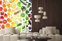 Naklejka: Fresh fruit and vegetable