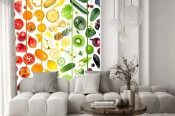 Naklejka: Fresh fruit and vegetable