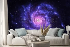 Naklejka: Galaktyka spiralna - elementy tego obrazu dostarczone przez nasa