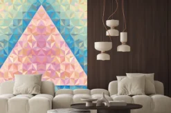 Naklejka: Geometric abstract background - wektor wzór