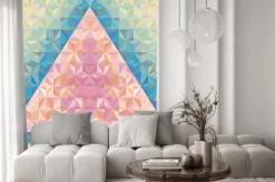 Naklejka: Geometric abstract background - wektor wzór