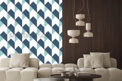 Naklejka: Geometryczne streszczenie tło wzór, geometryczne tło, wzór strzałki,