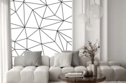 Naklejka: Geometryczne tło w 3d