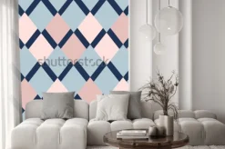 Naklejka: Geometryczny wzór rombów. wzór geometryczny. etniczne bezszwowe